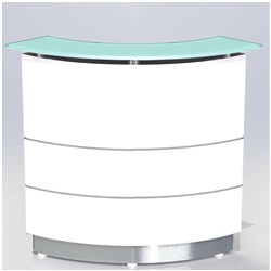 Polaris Reception Counter 900Wx 900D X 1120mmH Gloss White