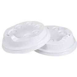 Writer Disposable Paper Cup Lids 237ml 8oz Box of 1000 White