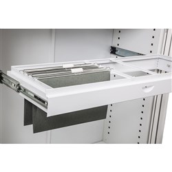 Rapidline Go Steel Tambour Accessory Roll Out File Frame 1020W x 360D x 95mmH White