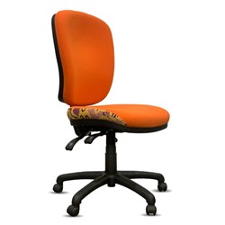 K2 Orange Dust Spectrum Alice High Back Office Chair Golden Orange Fabric Seat
