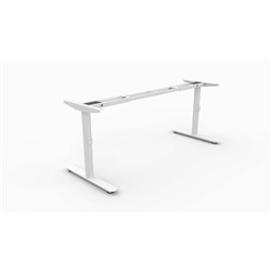 Rapidline Halo Static Single Sided Workstation Frame Only 1100-1800W x 700D x 705mmH Wht