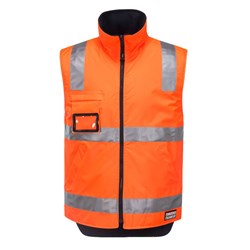 Huski Hi-Vis Reversible Vest 2XL Orange