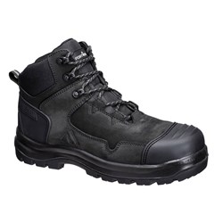 Portwest Apex Composite Mid Boot S3S Heat Slip Fuel Oil Water Resistant Size 47 Black