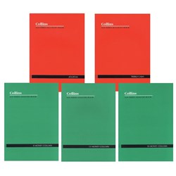 COLLINS ACCOUNT A24 SERIES A4 Journal Red