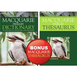 Macquarie Primary Dictionary Primary Thesaurus Value Pack