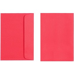 Quill Envelope C6 80gsm Red Pack of 25