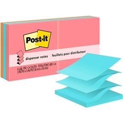 POST IT R330 6SSAN NOTE POP UP Super Sticky 76x76mm Neon