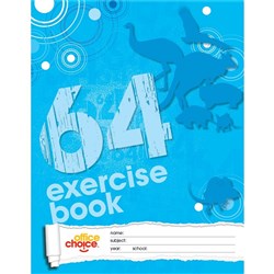 Office Choice Exercise Book 225x175mm 8mm 60gsm 64 Page *Out Of Stock Until 2024*