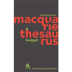 MACQUARIE BUDGET THESAURUS