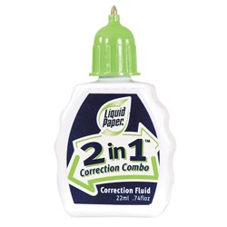 Paper Mate Liquid Paper Correction - Discontinued 2 in 1 Combo 22ml