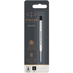 Parker Quink Ballpoint Pen Refill Broad 1.2mm Black