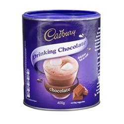 CADBURY DRINKING CHOCOLATE 400GM TIN