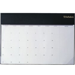 DEBDEN TABLETOP PLANNER Month to View Exec 375x545mm