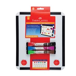 Faber-Castell A4 Whiteboard Set Includes Markers Student