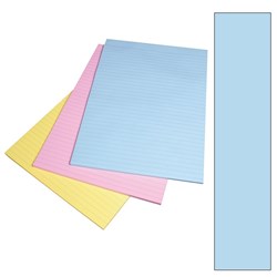 VICTORY BOND OFFICE PAD A4 Ruled 50 Leaf Blue