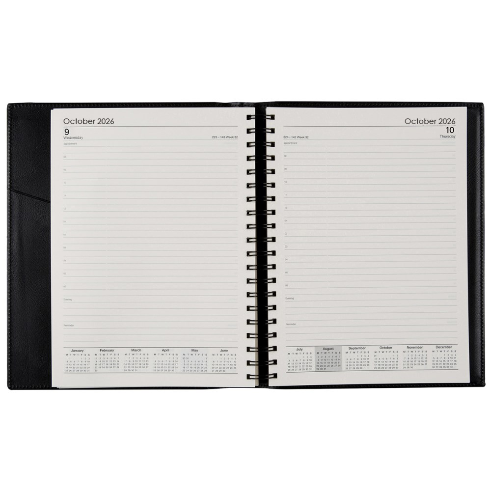 Diaries & Calendars Cumberland Norwich Diary Quarto Day To Page Black Far North Office
